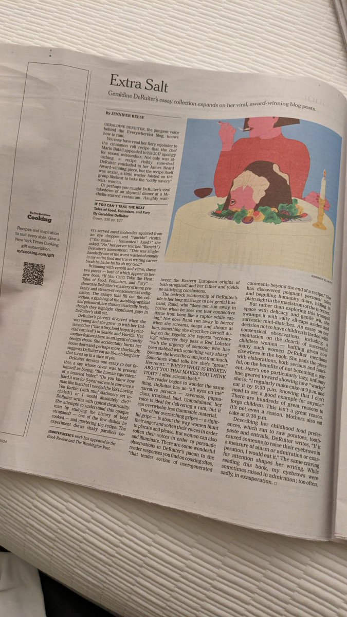 Oh man, I feel this in my bones (me and Anne Lamott! In the same boat! Imagine!) The NYT ran a hit piece in which they questioned why my husband loved me, decapitated me (literally) in an illustration, and then today, SIX WEEKS LATER, republished it all in the print edition.