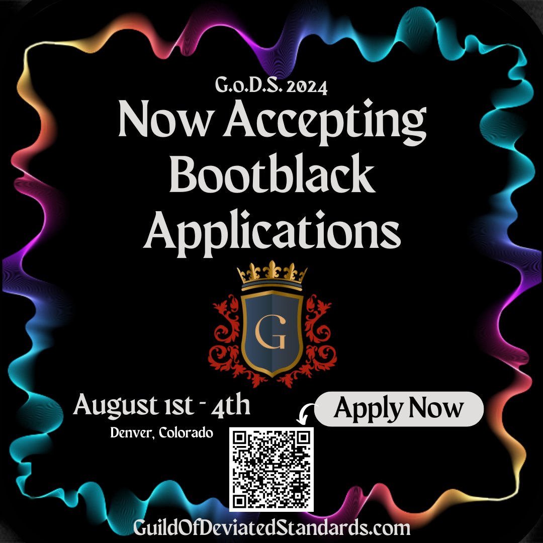 We are looking for bootblacks to serve our membership.  If you love everything leather and love to serve, bring your bootblack kit to our stands.  We are now vetting bootblacks for 2024.  Apply now at guildofdeviatedstandards.com
#bdsmdenver #bdsmevents #kinkcommunity #leatherlife