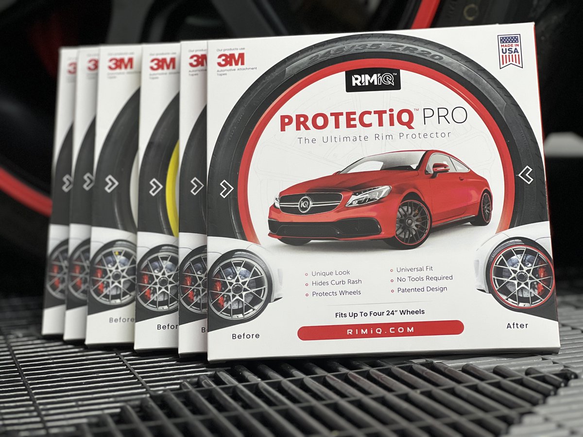 Protect your wheels from curb rash with the new PROTECTiQ PRO RIMiQ - the ultimate rim defense system hprs.co/protectiq Engineered with OEM-grade materials for a custom, invisible fit. #WheelProtection #AutoAccessories #RimSaver #autobodyshop #fulldetail #insuranceclaims