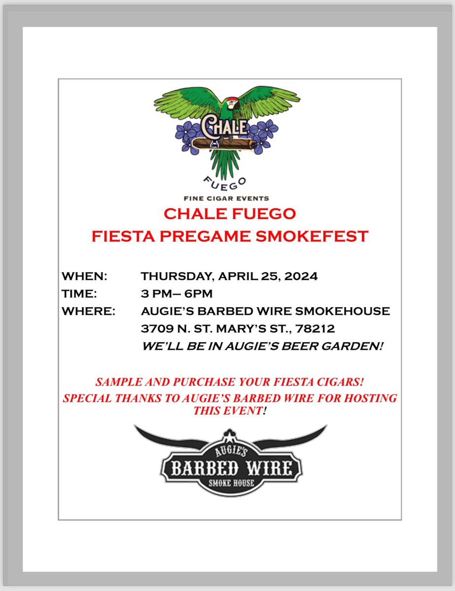 Chale Fuego Fine Cigar Events (@chalefuego) on Twitter photo 