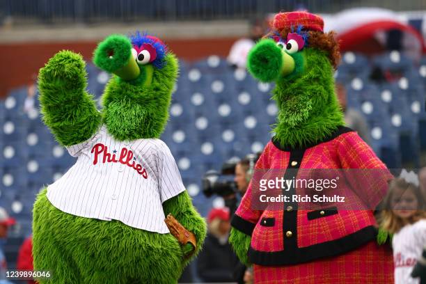 I have been made aware that the Phillie Phanatic's mother is named Phoebe... she so unequivocally rules that, moving forward, I'm just going to start telling people that my daughter was named after her
