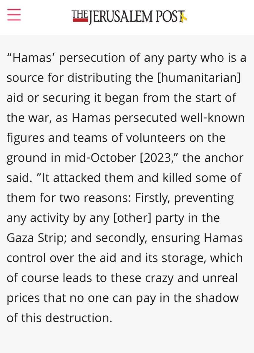 The Palestinian political faction Fatah is accusing Hamas of deliberately killing aid distribution workers, stealing the aid intended for civilians, and intentionally manufacturing the food crisis in Gaza. You read that right. Palestinians are blaming Hamas, not Israel.