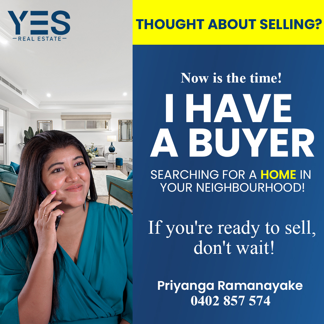 🌟Selling made simple, ensuring you're in luck, once you connect with me!

🏡Estimating your house's value for free allows you to grasp its potential worth.

Priyanga📲0402 857 574 
📧priyanga@yesre.com.au

#Yesrealestate #selling #SellingYourHome #trusted #localexpert #Melbourne