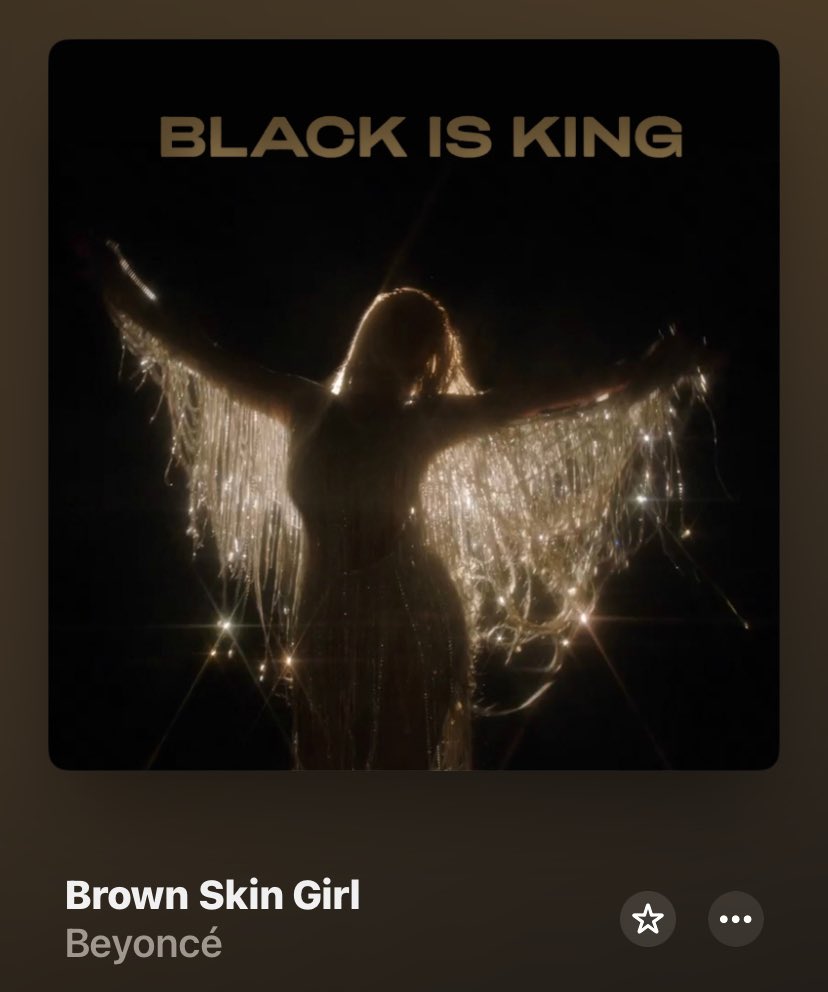 aww i just breakdown crying to Brown Skin Girl 

My Black is beautiful no matter what no one does or says 

There’s so much richness in it and not only skin deep 

It’s who you are and that’s what matters and makes it ao Beautiful
 
#BlackIsBeautiful 🤎