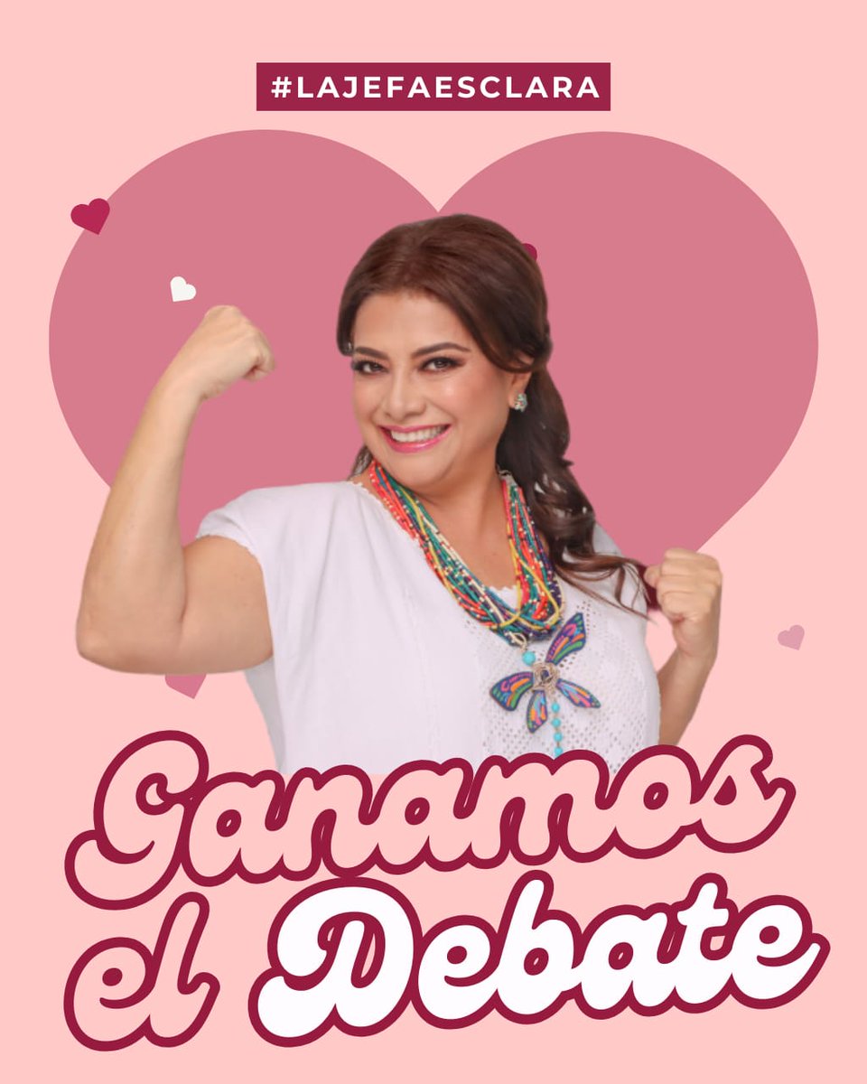 MarceMarcelaMar's tweet photo. Ganamos el debate. Vamos por la ciudad!
#GanamosConClara 
#LaJefaEsClara
#SumaConClara
#SUMA 
#FPFV https://t.co/EfWUmA3WWJ