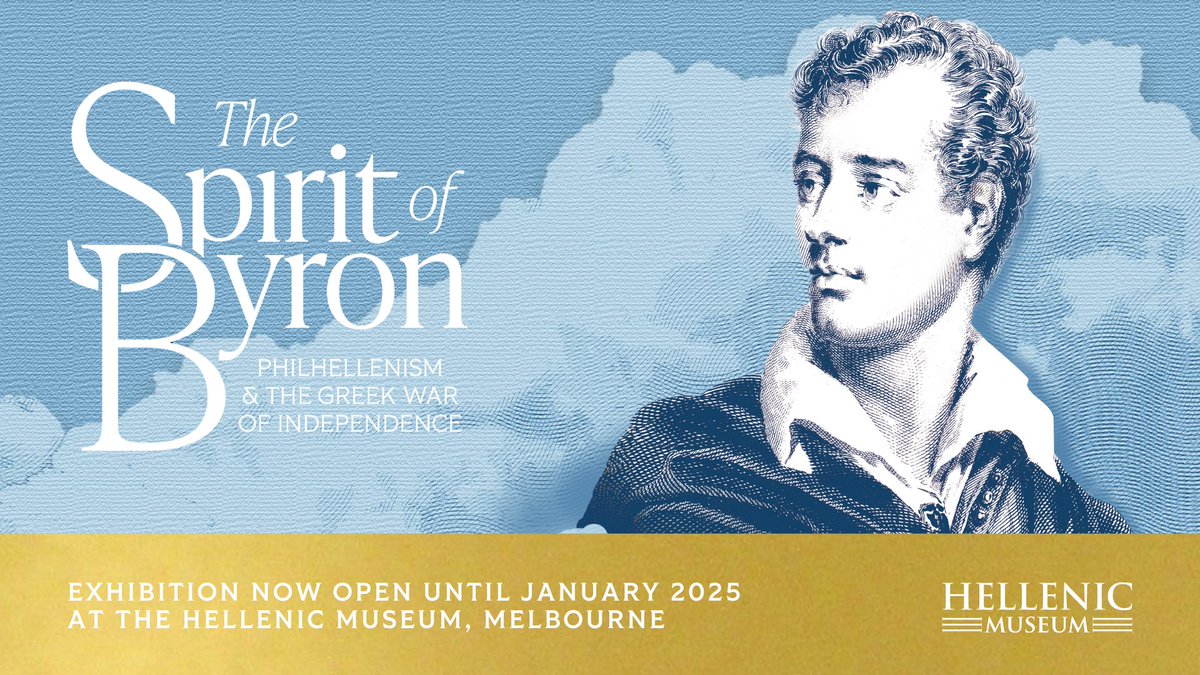 timstackpool's tweet image. Lord Byron supported Greek independence. This exhibition in Melbourne pays tribute to his advocacy at the time. My preview here:
thatshowblog.com/2024/04/lord-b…

#lordbyron #hellenicmuseum #melbourne #exhibition #greekindependence #philhellenism