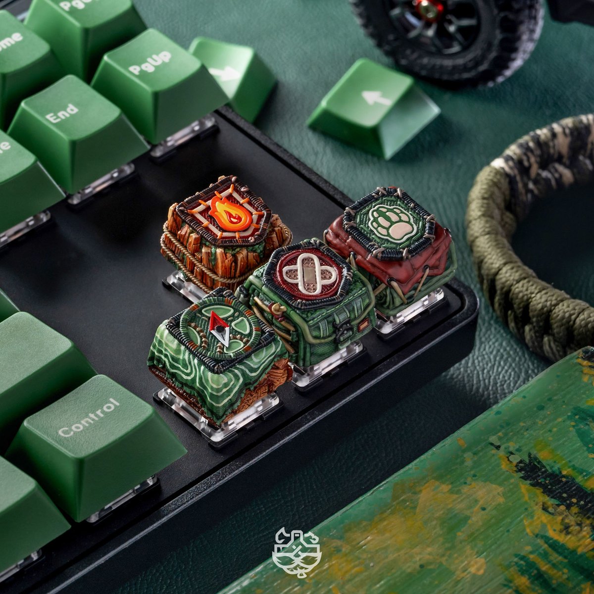 dwarf_factory's tweet photo. ⚔️ Your ultimate keyset upgrade has arrived! ✨
Underworld's glow or Camper Badge's trek, which clacky path will your fingers select?
💥Snag yours in the Group Buy – open now until May 5th (ICT)!
🔥Time to level up your clack game! ️
#keycap #dwarffactory #ArtisanNovelty https://t.co/QBhBhu6QG0