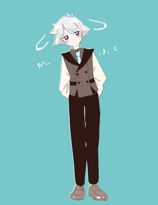 だいふくくん擬人化 #わんぷり