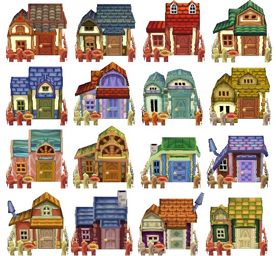 mayormushi's tweet photo. I love you animal crossing wild world villager houses https://t.co/UR9U1ToiJt