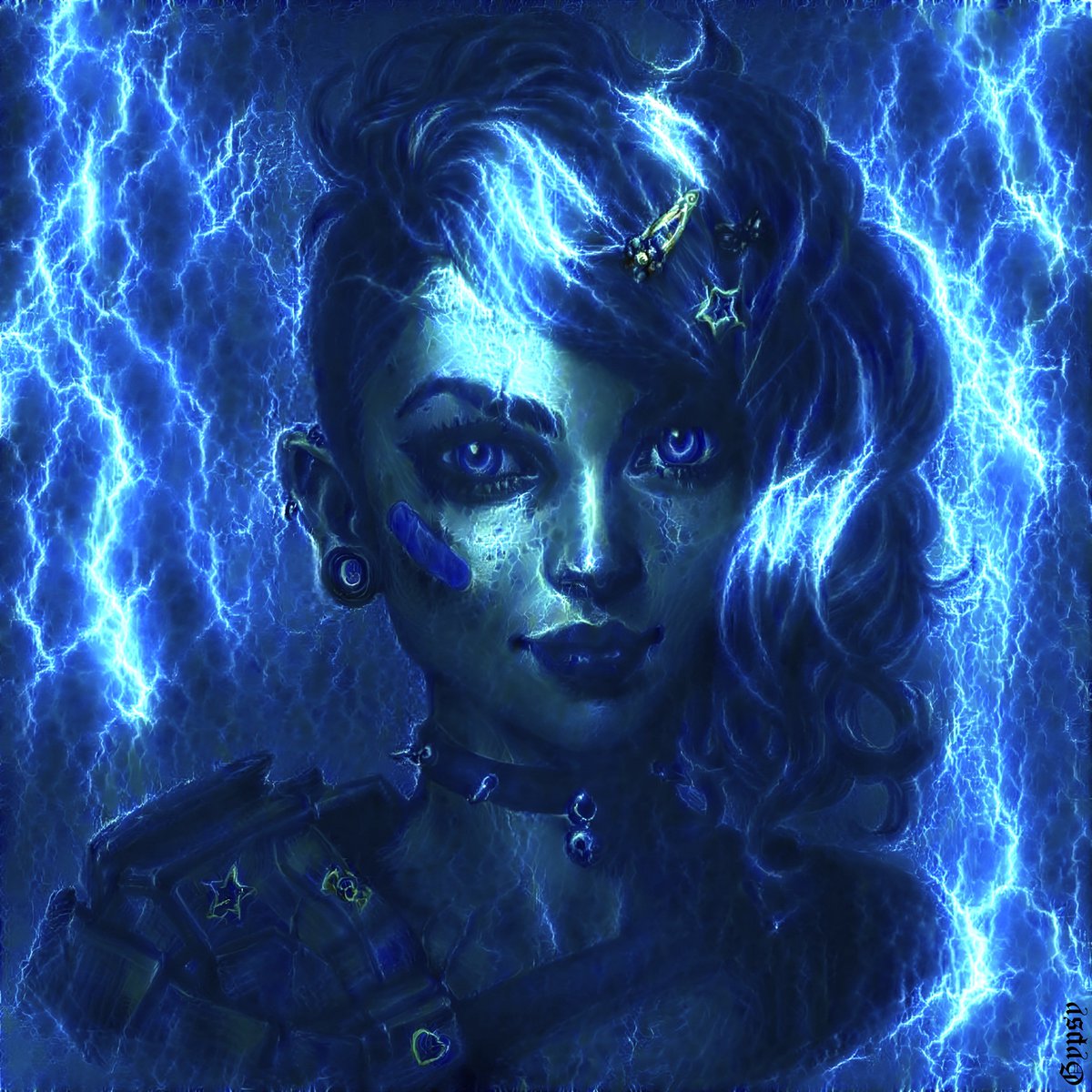 My style of art is created with electrical charges illuminating the subjects. #NFT #art