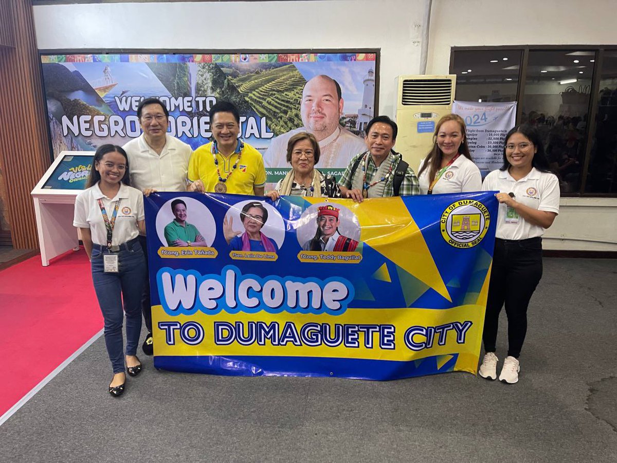 Welcome Dumaguete. See you mga kasama, mga magaaral. Kwentuhan tayo nina Leila and Erin. #TeddyTalks
