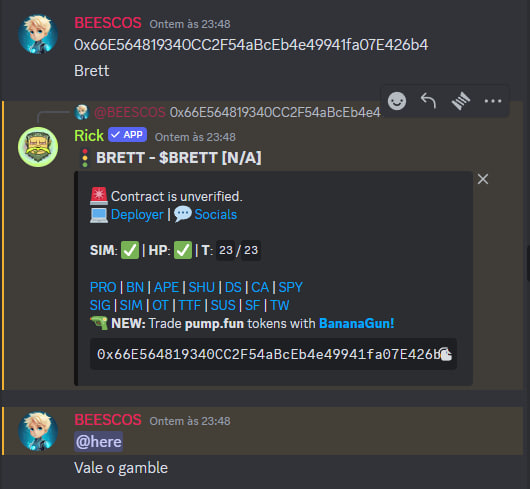 beescos_eth's tweet photo. Cooking well on @Brazilian_DAO.

ECA to 840k. https://t.co/NlDg4bOlcT