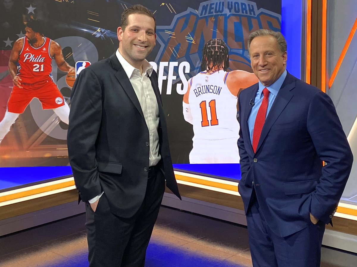 Coming up in @SportsFinal4NY - @FredKatz of @TheAthletic joins me in studio to talk @nyknicks and Sixers! See you soon at Midnight on @NBCNewYork !