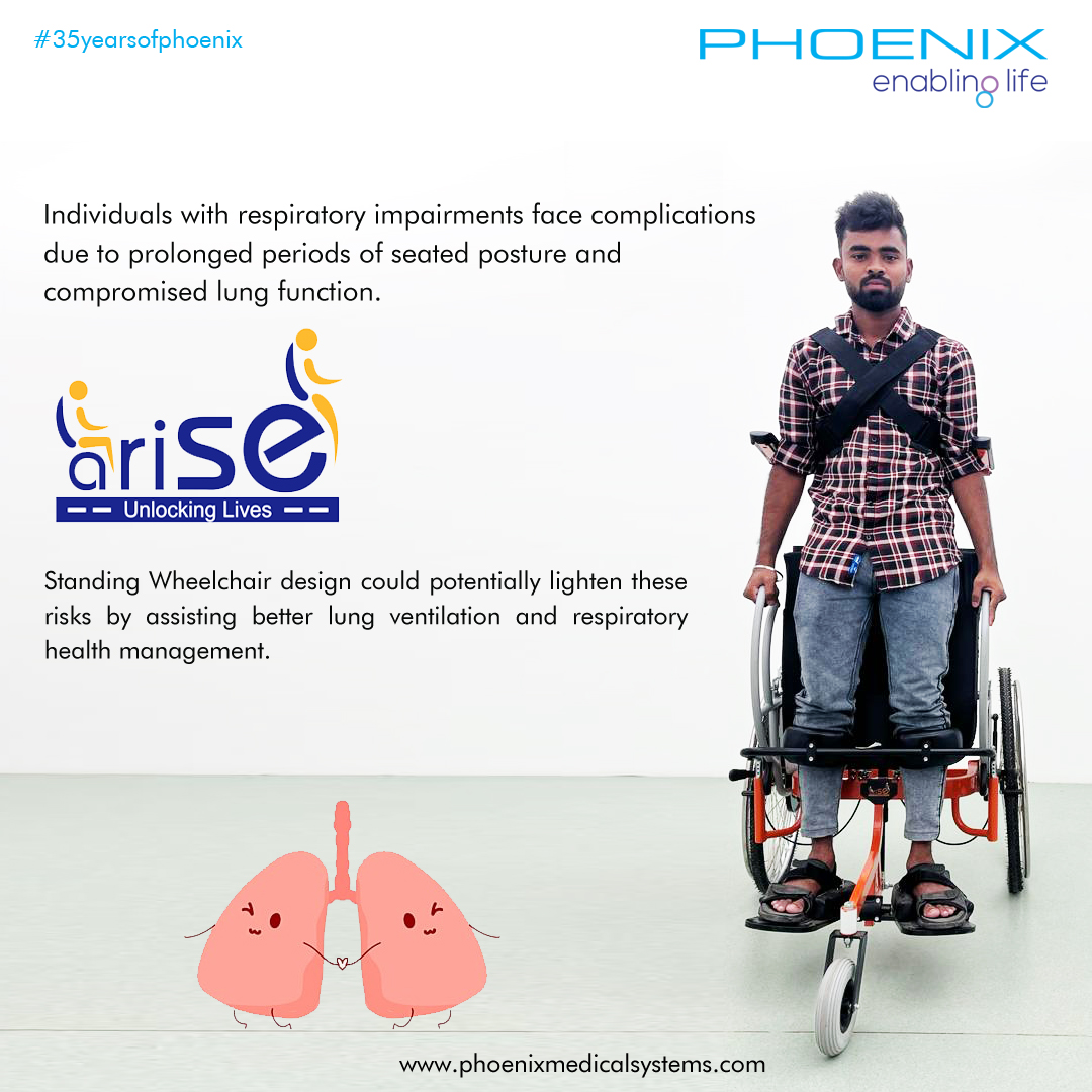 Arise/Standing Wheelchair

Arise is a manual wheelchair with an inbuilt feature that allows the user to independently rise to a standing position.

phoenixmedicalsystems.com/assistive-tech…