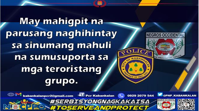 KabankalanPCR's tweet photo. #SerbisyongNagkakaisa
#ToServeandProtect
#BagongPilipinas https://t.co/J28Kj2ZZxG
