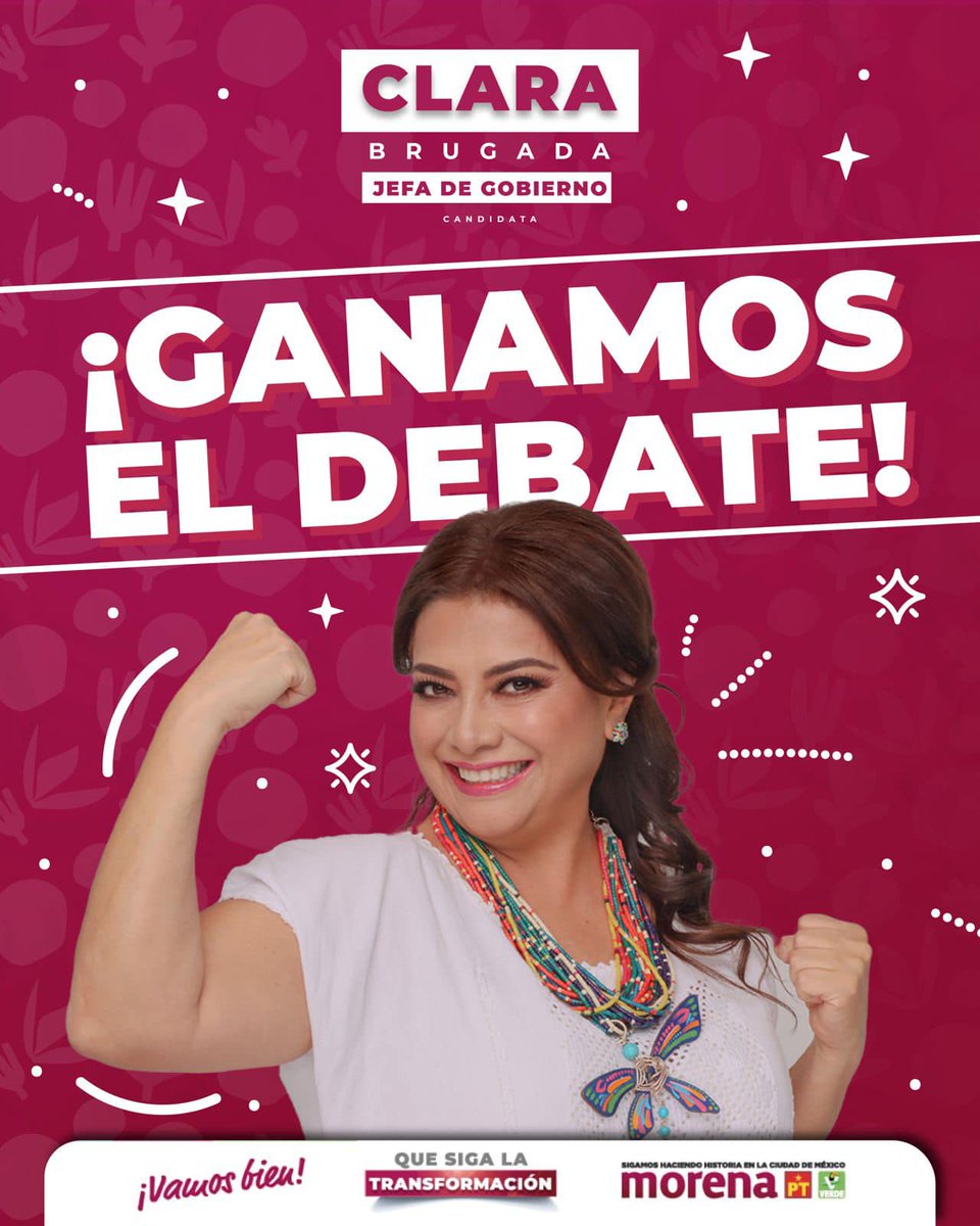 Seré breve y Clara: ¡Ganamos el #DebateChilango!

#GanamosConClara