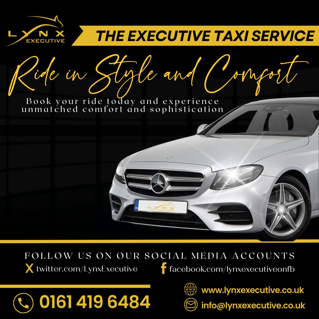 Ride in style and comfort. Book now! #cheshire #mobberley #knutsford #wilmslow #bramhall #poynton @macclesfield #manchesterairport #hale #altrincham #tameside #denton #hyde #didsbury #gatley #heatons #newmills #romiley #adswood