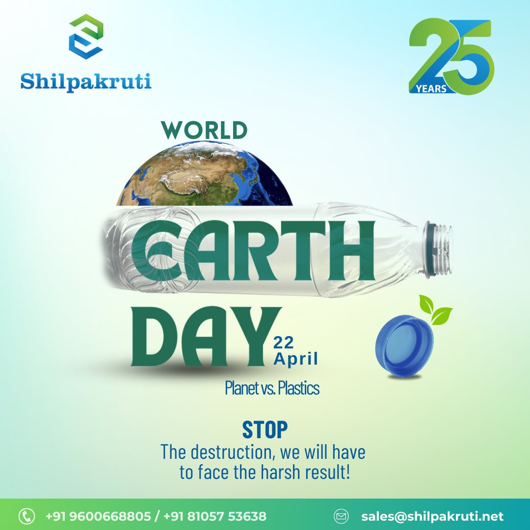 🌿 Small Acts, Big Impact!On this World Earth Day, let's commit to making conscious choices for a greener tomorrow.

#shilpakrutimarketing #hvacservices #EarthDay🌎 #ProtectOurPlanet #PlanetVsPlastic #ClimateAction #SaveTheEarth #ActForEarth #GlobalWarming #EcoFriendly