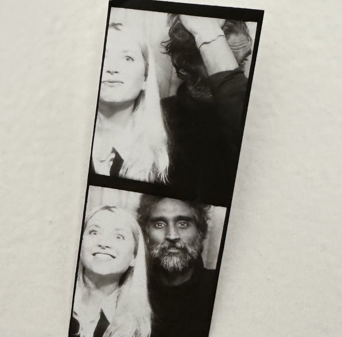 It’s hard to be serious in a Photobooth <a href="/v_praveen/">Praveen Vaidyanathan</a>