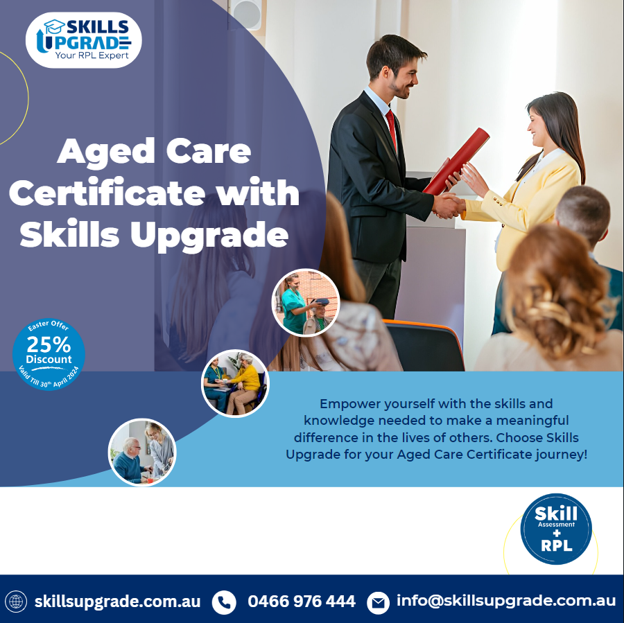 🌟 Invest in Your Future with Skills Upgrade! 🌟 Ready to embark on a rewarding career path? Visit More: tinyurl.com/rpl-Aged-Care-… Contact: E-Mail: info@skillsupgrade.com.au Mobile: 0466 976 444 (SMS and WhatsApp) #agedcare #RPL #SkillsUpgrade #careerdevelopment #CareerGrowth