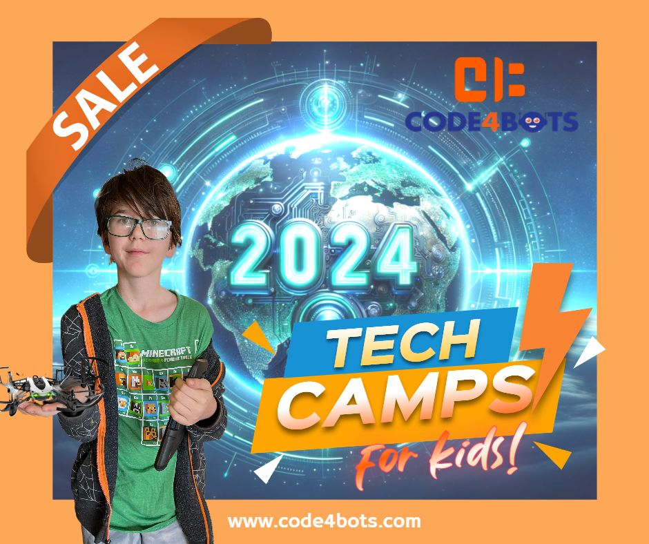 🚀 Exciting News! 🚀 Don't miss out on our exclusive offer! Get ready to ignite your child's passion for STEM at Code4Bots this summer! 🤖Enjoy 10% OFF on all 2024 STEM Camps when you register this week! 🎉 buff.ly/2NnSLQA Limited time offer, so act fast! #Code4Bots