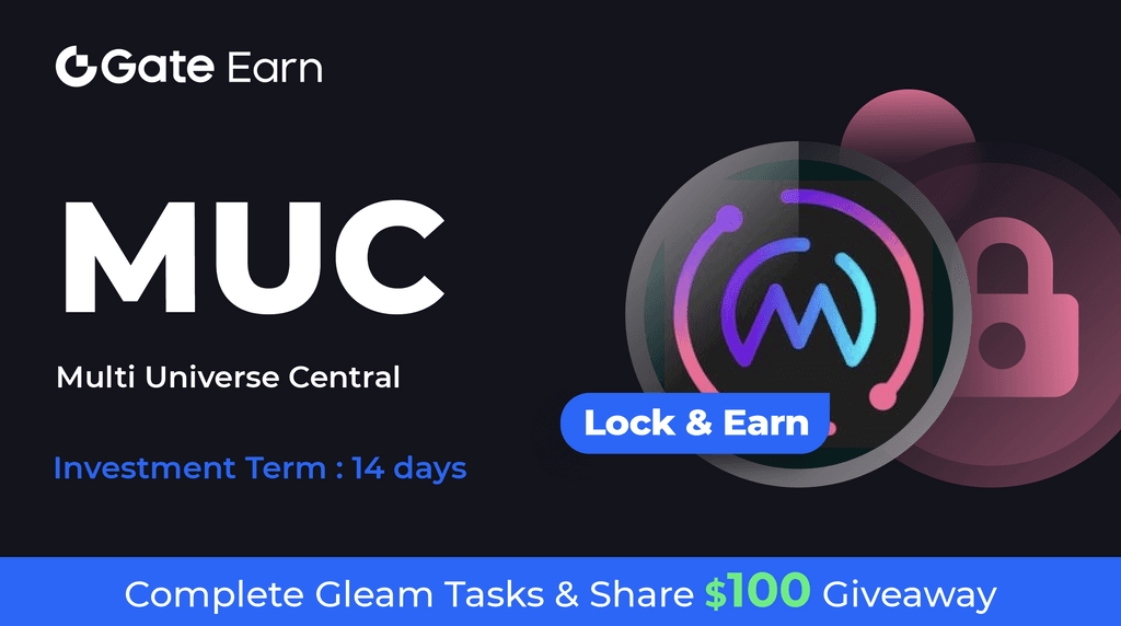 🏅 1,000 ($100) $MUC GIVEAWAY!  
🌐 Participate now: gleam.io/SFBlL/gateearn…

🟢 Follow @GateEarn & @muc_io
🟢 RT and Like this post
🟢 Join our TG: t.me/gateio_GateEar…
🟢 🔐 HODL $MUC: gate.io/hodl?pid=2412
➡️ Details: gate.io/article/36061
#GateEarn #Giveaway $btc