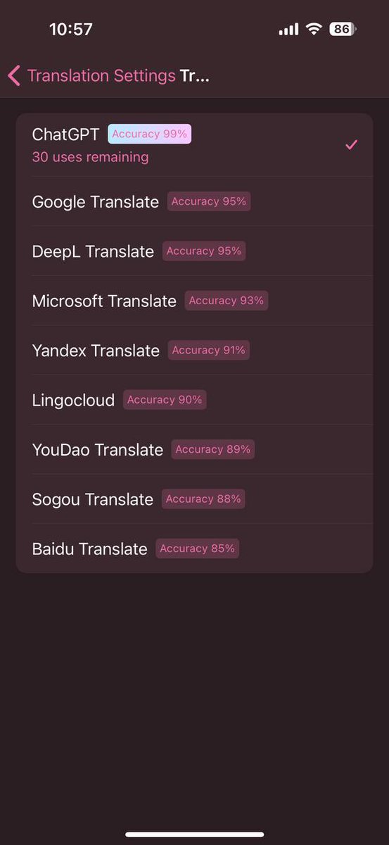 TurritOfficial's tweet photo. #turrit has integrated 9 translation APIs, and we typically recommend using #ChatGPT, which achieves an accuracy rate of 99%. During the #chat, translation into the other party's #language can be completed before sending. https://t.co/YXiTK9pABl