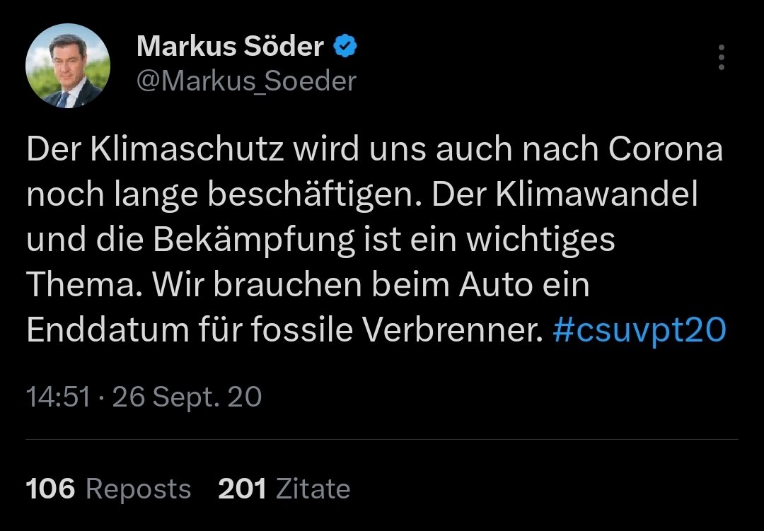 Ich habe Fahnen im Wind gesehen, die sich weniger schnell gedreht haben als Wendehals-Maggus. 🙄