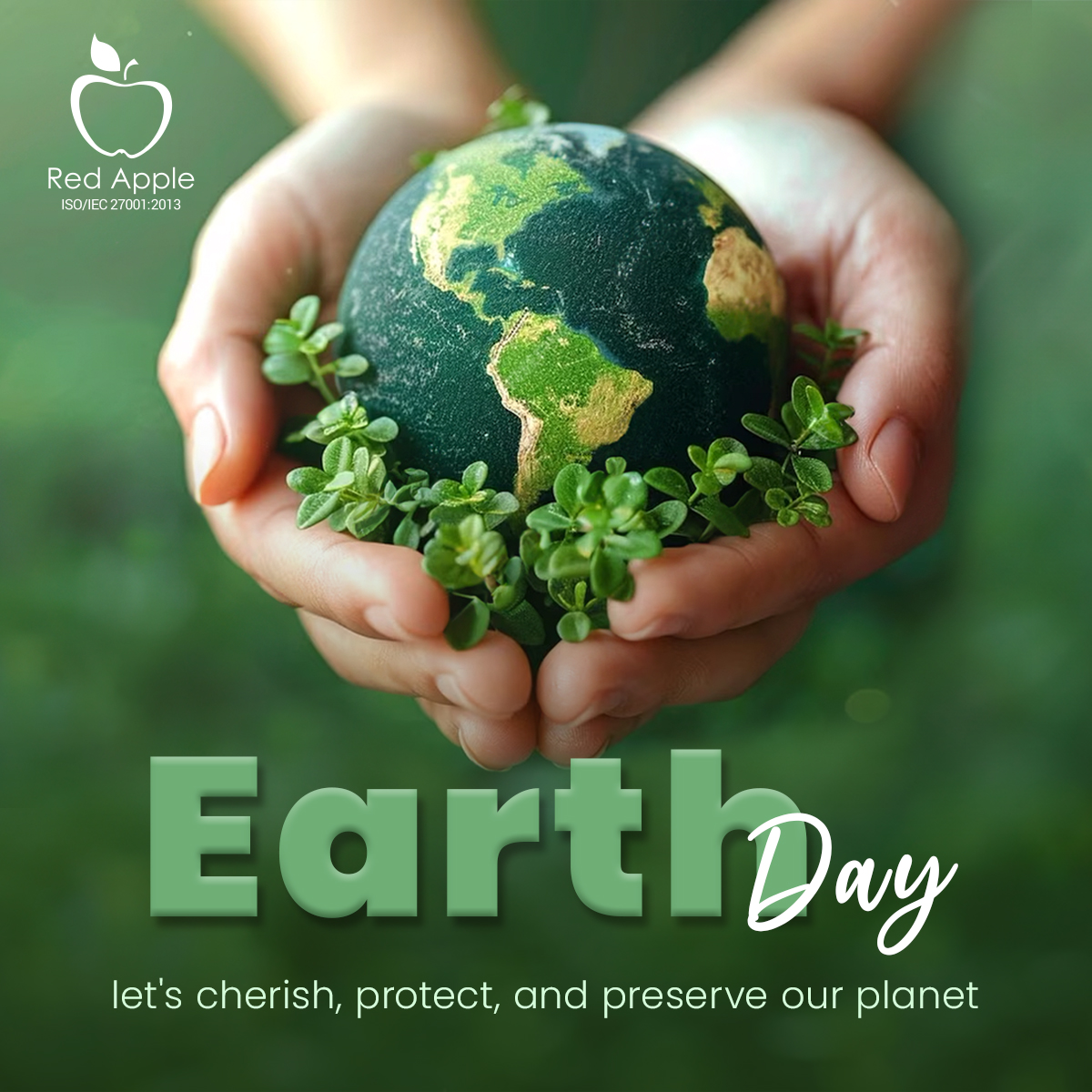 RedAppleTech's tweet photo. Our planet's health is in our hands; Let's act now to combat environmental changes and hazards.

#WorldEarthDay #RedAppleTech https://t.co/iSvJXqU5AC