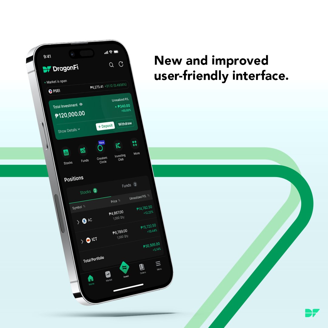 DragonFiHQ's tweet photo. The future of investing is here!​

Explore investment opportunities on the go for as low as P1000.​

Available now everywhere.​

#DragonFi #InvestAmbitiously https://t.co/XTQFsJ49n5