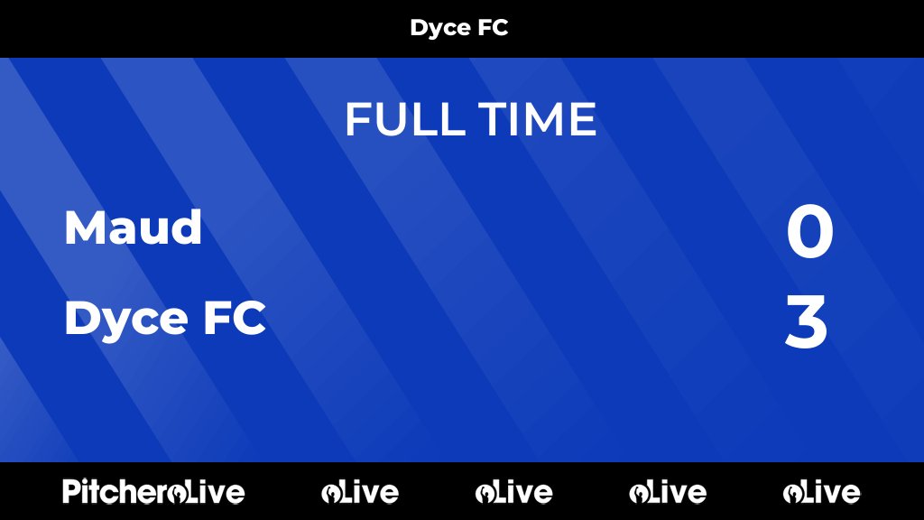 FULL TIME: Maud 0 - 3 Dyce FC #MAUDYC #Pitchero dycefc.com/teams/221602/m…