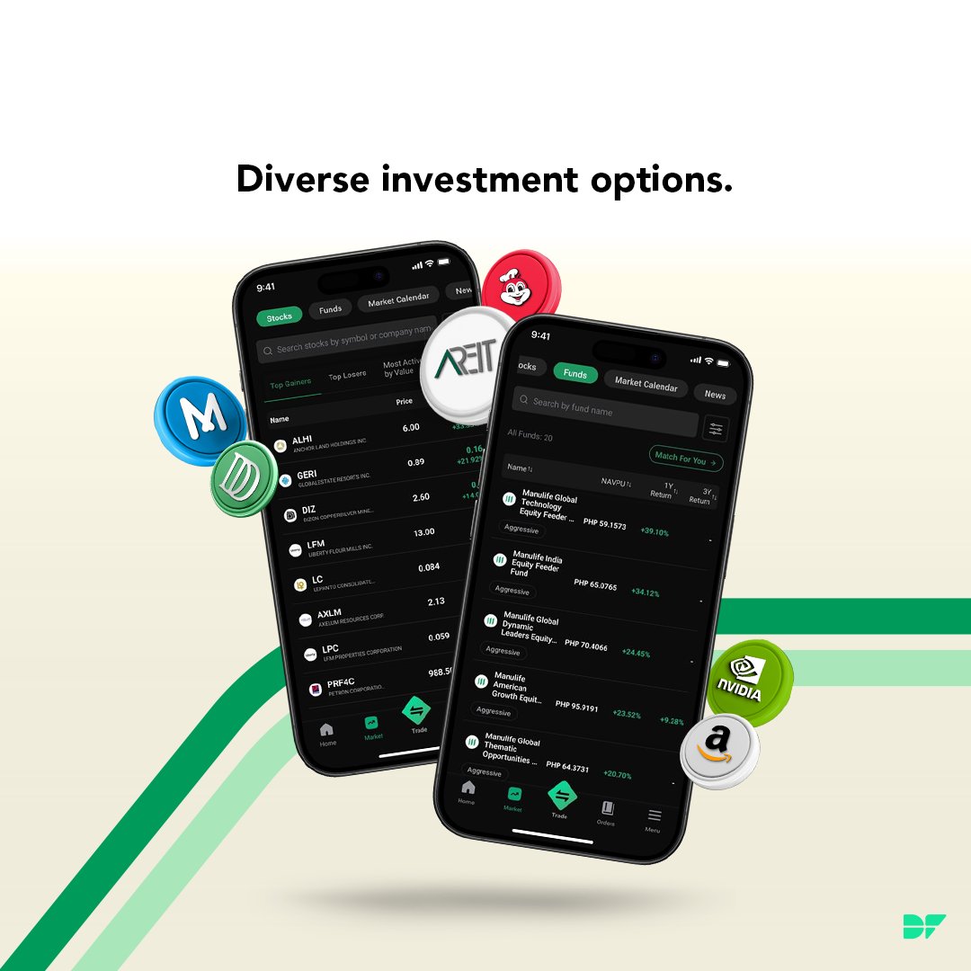 DragonFiHQ's tweet photo. The future of investing is here!​

Explore investment opportunities on the go for as low as P1000.​

Available now everywhere.​

#DragonFi #InvestAmbitiously https://t.co/XTQFsJ49n5