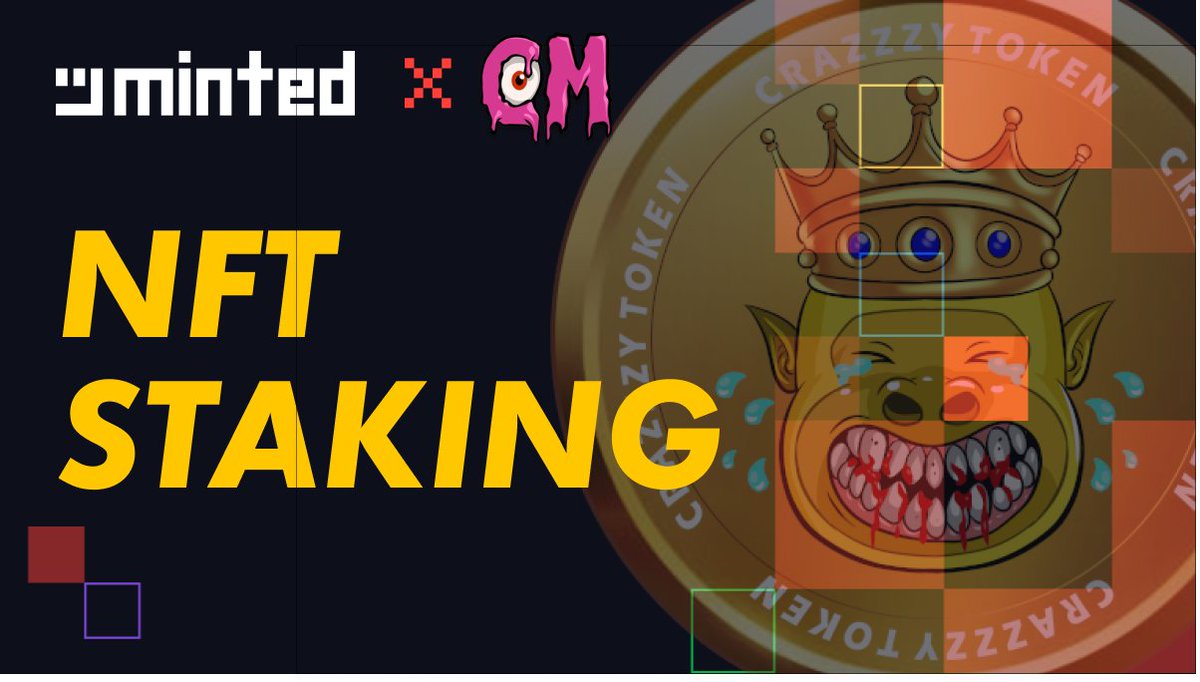 🎉 🎉🎉 Our first collaboration with the @CrazzzyMonsters ! You can now stake your Crazzzy Monsters NFT in the staking pool to earn $CRY rewards! 👹 minted.network/nft-staking Grab Crazzzy Monsters now 🔥☄️ minted.network/collections/cr… Let's go #mintheads #crofam 💨