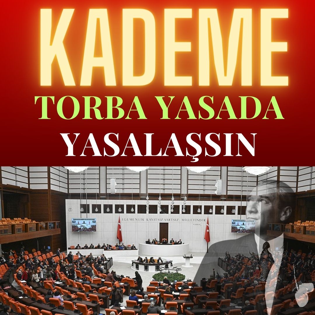 Bir tek kişiye bile yapılan haksızlık, bütün topluluğa yönelmiş bir tehdittir!... #YeterArtıkKademeYasaya