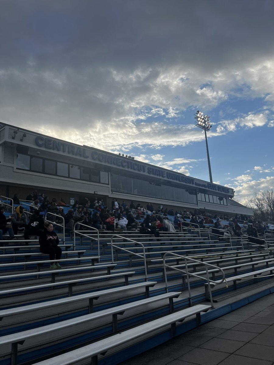 Had a wonderful time at <a href="/CCSUfootball/">CCSU FOOTBALL</a> campus this past weekend to watch the spring game. The campus is amazing, thank you to Coach <a href="/RonDiGravio/">Ron DiGravio</a> for the invite.