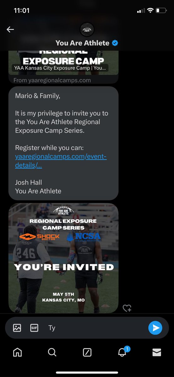 Mario_Bogard's tweet photo. thank you for the invite @youareathlete and @ShockDoctor extremely blessed for this camp and im planning to attend this camp ⭐️ Mario Bogard C/O 2028🎓 https://t.co/Ho38fqWKvk