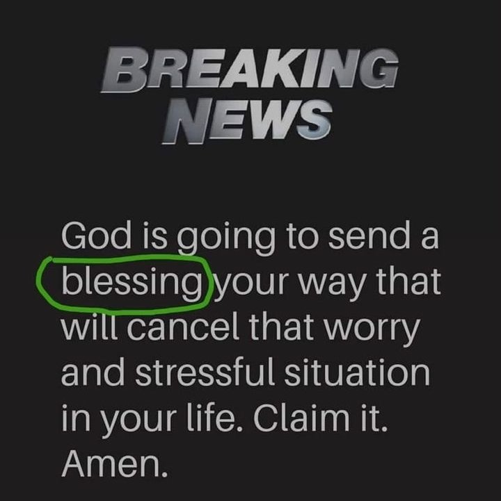 I pray you receive that call or email that you’ve been patiently waiting on. This is your turn to get blessed. We are claiming financial breakthroughs and tapping into an era of endless “congratulations” Affirm this 🕯🙏