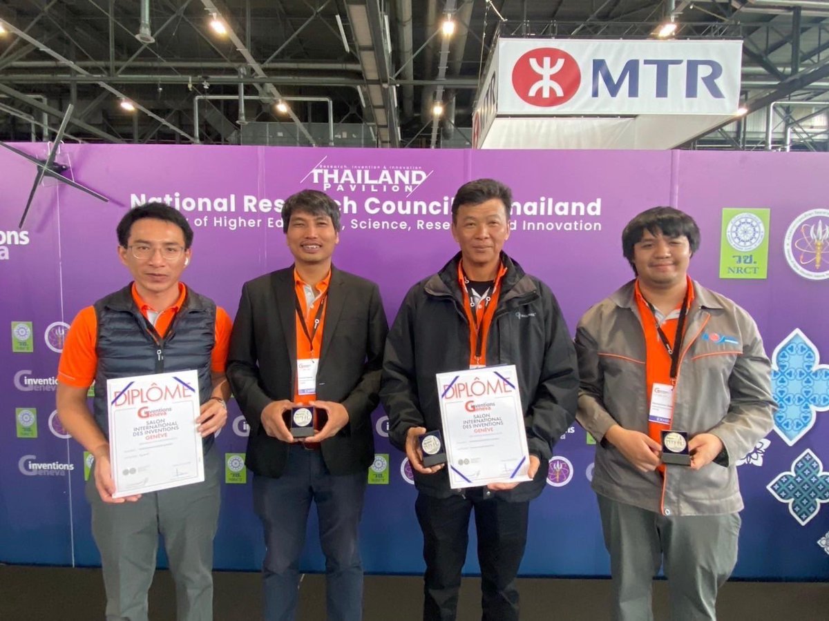 mea_news's tweet photo. MEA คว้า 4 รางวัลจากการประกวดผลงานนวัตกรรมระดับเวทีนานาชาติ The 49th International Exhibition of Inventions Geneva 

คลิก ▶️ https://t.co/E7KrH4sVvB

#The49thInternationalExhibitionofInventionsGeneva #Geneva
#SpaceCableCutter #ProtectiveCover #PLUGMEEV #EVCharger
#MEA https://t.co/vWlp1jaDVb