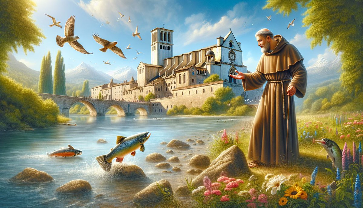 catholic_deacon's tweet image. Daily St. Francis of Assisi Quote: &quot;Praise and bless my Lord, and give him thanks, And serve him with great humility.&quot;
 #QuoteOfTheDay #HumbleServant #SpiritualGrowth #CatholicTwitter #CatholicX