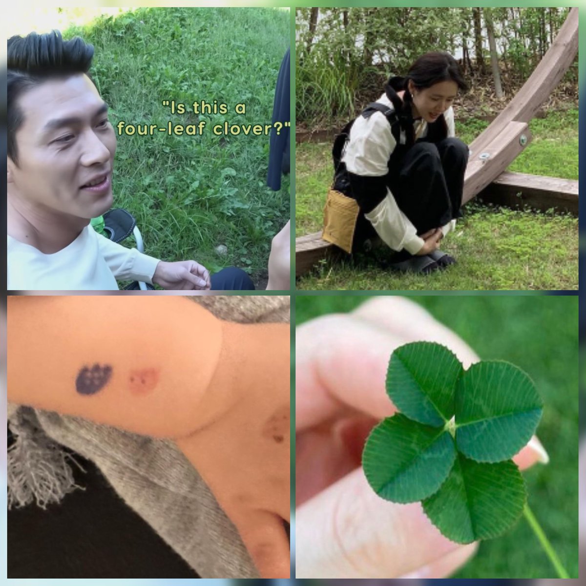 What if... in a future Yejinhand update... this hunt for a four-leaf clover series of #BinJin ends up in the little hands of Alkongie? 👶🍀