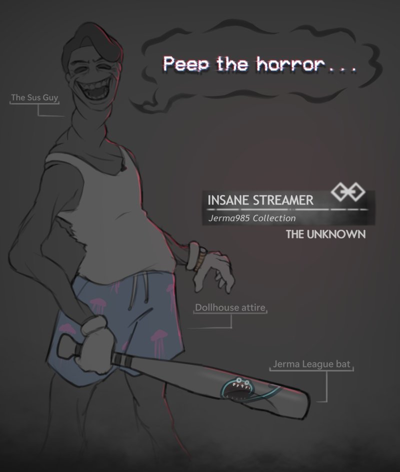 boi_oil's tweet image. Jerma985 x DBD
#dbd #TheUnknown #jerma985 #jerma