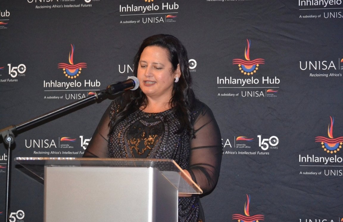 #HappyBirthday🎁🤗💃🎊, Prof Annemarie Davis, from the entire #InhlanyeloHub team! Your leadership and passion inspire us every day. Wishing you a day filled with joy and blessings. Here's to another year of making a positive impact together. 🎉🎂'