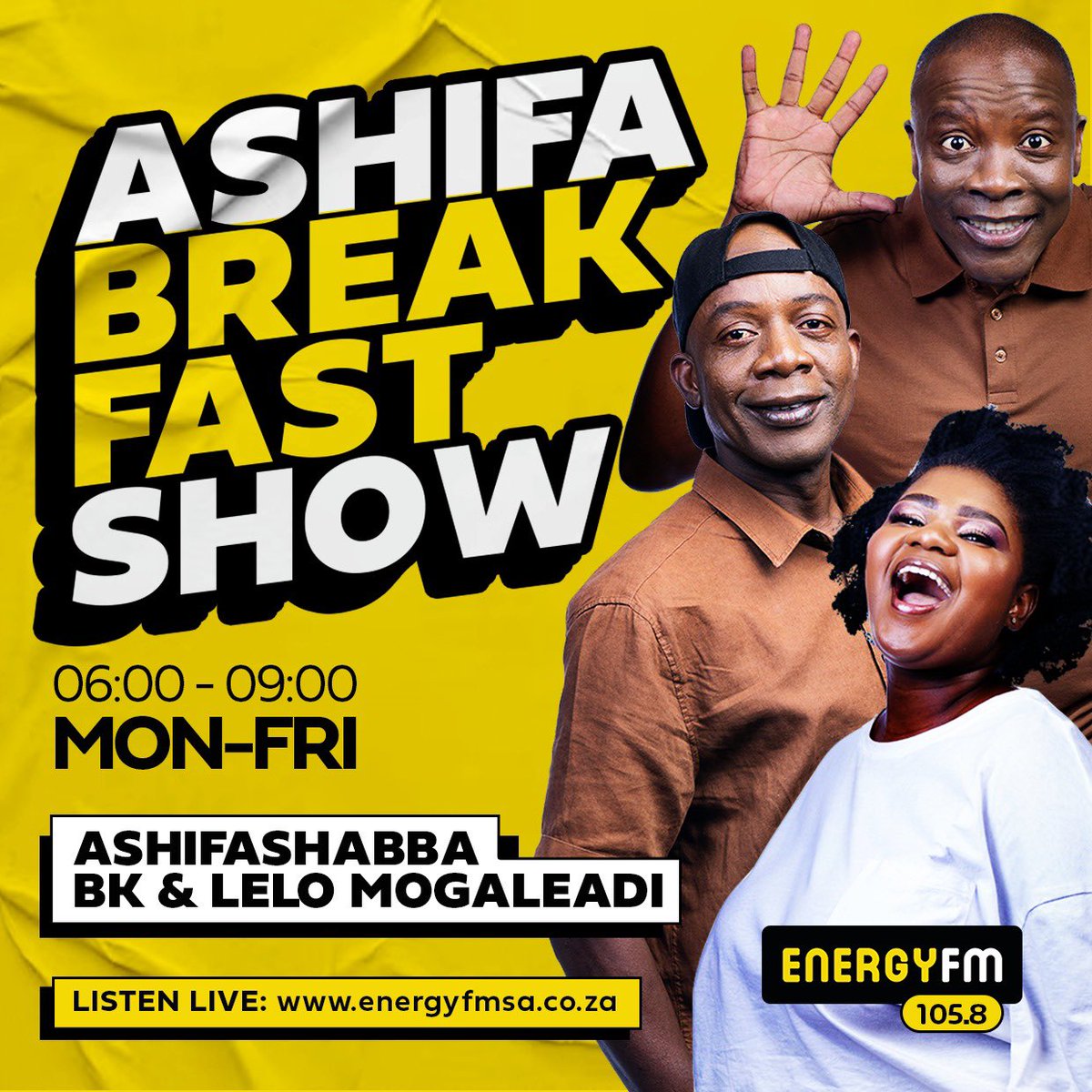 Energy FM SA 105.8FM tweet media