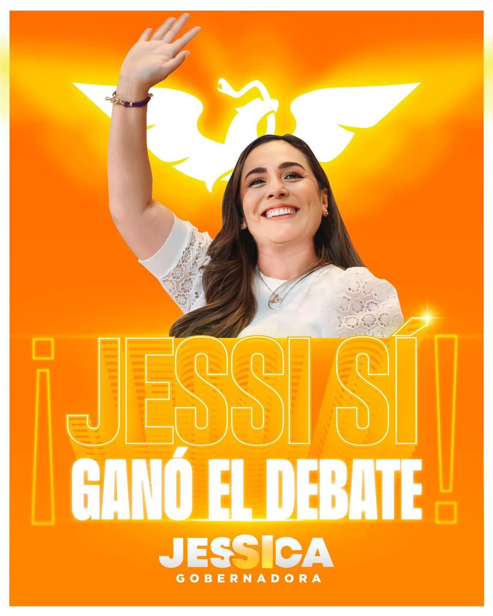 Definitivamente <a href="/jesi_ortega/">Jessica Ortega ♀</a> ganó este debate ¡Morelos se pintará de naranja! 🍊🧡 #presidentemaynez #jessicaortega #morelos #gobernadora #lonuevovaenserio #movimientonaranja #movimientociudadano