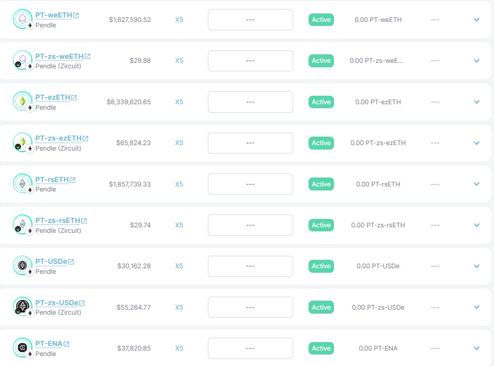 So, imagine you got <a href="/pendle_fi/">Pendle</a> PT on hand and looking at YT maxis trading for points. 

Why not put your PT into <a href="/airpuff_io/">Airpuff</a> container to earn 5x air booster for Airpuff points. 

Airpuff points szn 1 is ending soon, what are you waiting for?