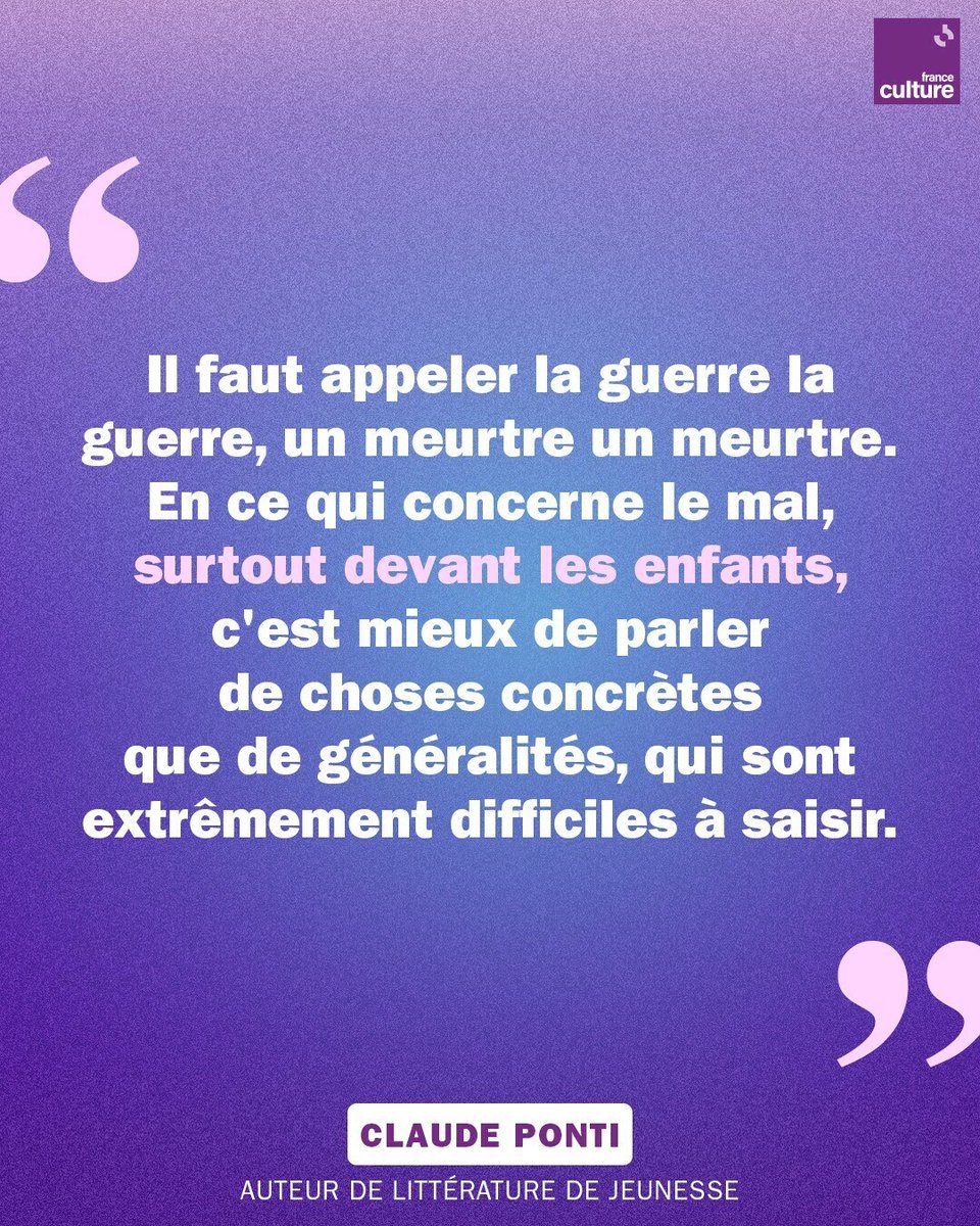 Claude Ponti, le philo-sinateur, a inventé une langue incroyabilicieuse que lui seul maîtrise, mais que tous les enfants comprennent. ➡️ l.franceculture.fr/8eM