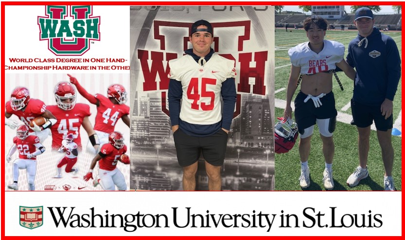 I had a great visit to <a href="/washufootball/">WashU Football</a>  this weekend. Thank you coaches for taking the time to share about the program and introduce players. The players did a great job.  I really value the opportunity to contribute to a winning culture and focus on academic excellence.
