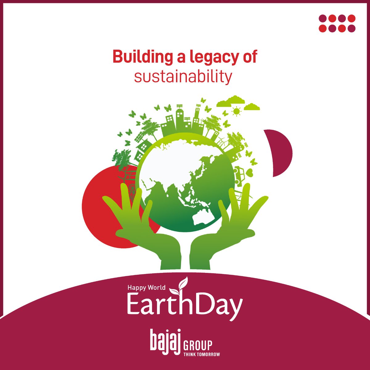 Today on World Earth Day, we celebrate our planet and reaffirm our commitment to a greener future. Together, let’s nurture the Earth that nurtures us. #WorldEarthDay #BajajGroup #LifeAtBajaj #ValueForLife #ThinkTomorrow