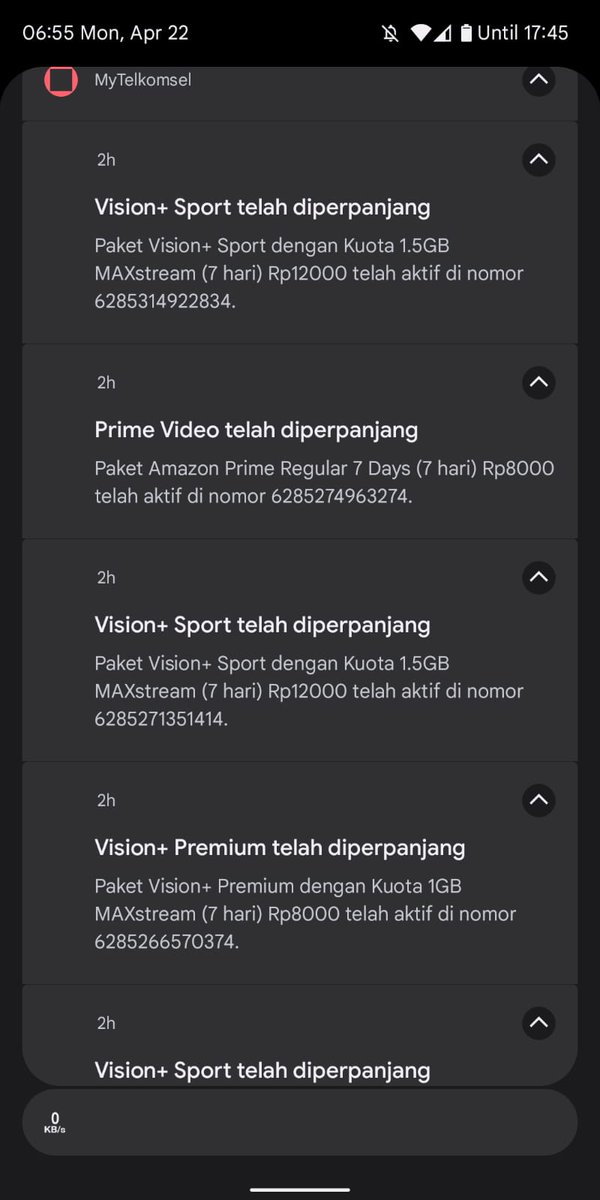 viergooo's tweet photo. Beli paket vision+ di My Telkomsel kenapa saat perpanjangan jadi ada perpanjang paket ke nomor orang lain juga? @Telkomsel https://t.co/MS0HGtwUMf