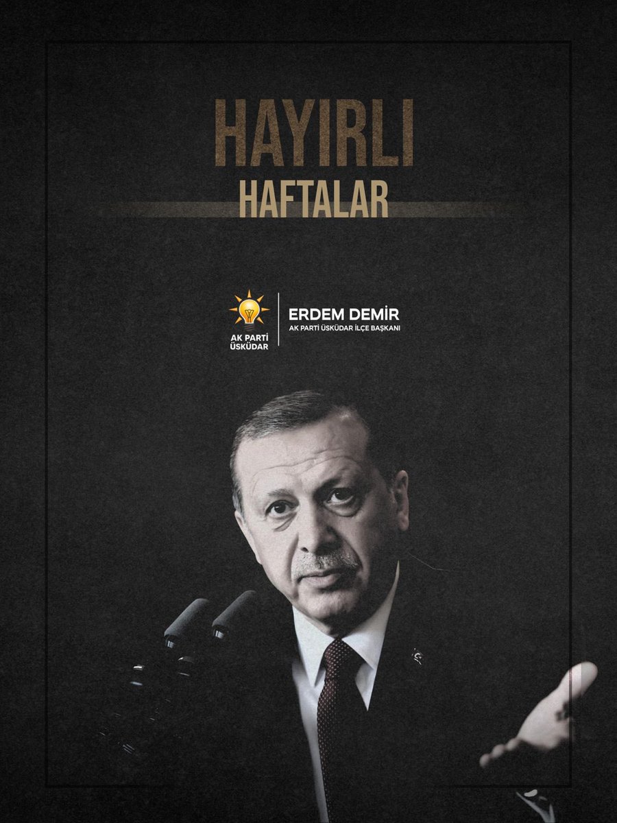 “İnsanı, yaratılmışların en şereflisi gören bir inancın mensupları olarak, vicdan pusulamızı asla kaybetmeyeceğiz.” Recep Tayyip ERDOĞAN #HayırlıHaftalar @osmannnurika